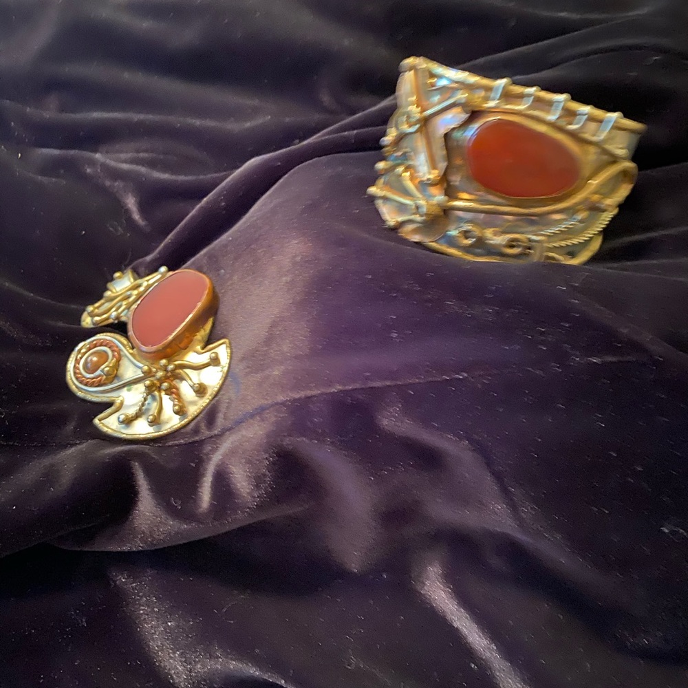 "Viking style" Cuff and pendant